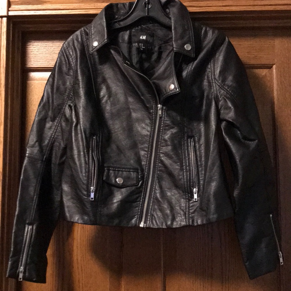 Leather jacket from H&M